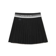 Lacoste Seasonal Pattern Pleated Skirt JF4925-53GWS ZI6 Women&#39;s Tennis S... - $124.01