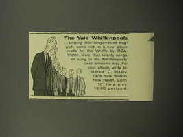 1957 RCA-Victor Album Ad - The Yale Whiffenpoofs - £14.82 GBP