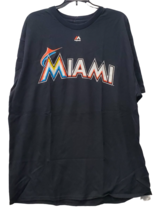 Majestic Athletic Mens Miami Marlins Gordon #9 Name and Number T-Shirt,Black-XL - £21.97 GBP