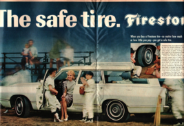 1968 Firestone Tires Auto Care Baseball Team Bleachers Vintage Magazine Print Ad - £19.16 GBP