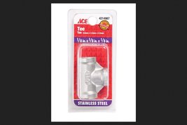 Smith-Cooper 1/8 in. FPT x 1/8 in. Dia. FPT Stainless Steel Tee - $18.46