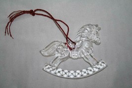 Gorham Crystal Germany Rocking Horse Ornament  #2151 - £11.99 GBP