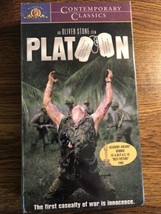 NEW Platoon VHS Tape Movie Oliver Stone Vietnam War SEALED  - £7.49 GBP