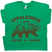 Appalachian Trail T Shirt Vintage Hiking Tee Great Smoky Mountains Bear Graphic - £15.97 GBP