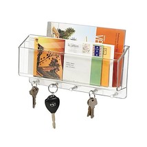 Mdesign Divided Wall Mounted Mail Organizer and Key Holder for Home, Off... - $43.00