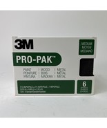 6-Pack 3M Drywall Sanding Sponge 2-5/8 In. x 3-3/4 In. x 1 In. Medium Gr... - £11.39 GBP