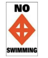 Taylor Made Products 46182 Sur-Mark Marker 2 Buoy Labels(No Swimming)13”... - $120.57 CAD