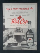 Vintage 1958 Carling Red Cap Ale Beer Full Page Original Ad - £5.24 GBP