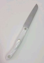 VTG Cutco 3721 kk Santoku Cooking Serrated Kitchen Knife Pearl White Handle Rare - £49.46 GBP