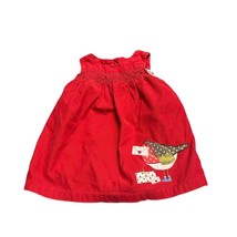 Baby Boden Love Letter appliqué.Pinni Corduroy Lined Dress Size 3-6 months - $19.80