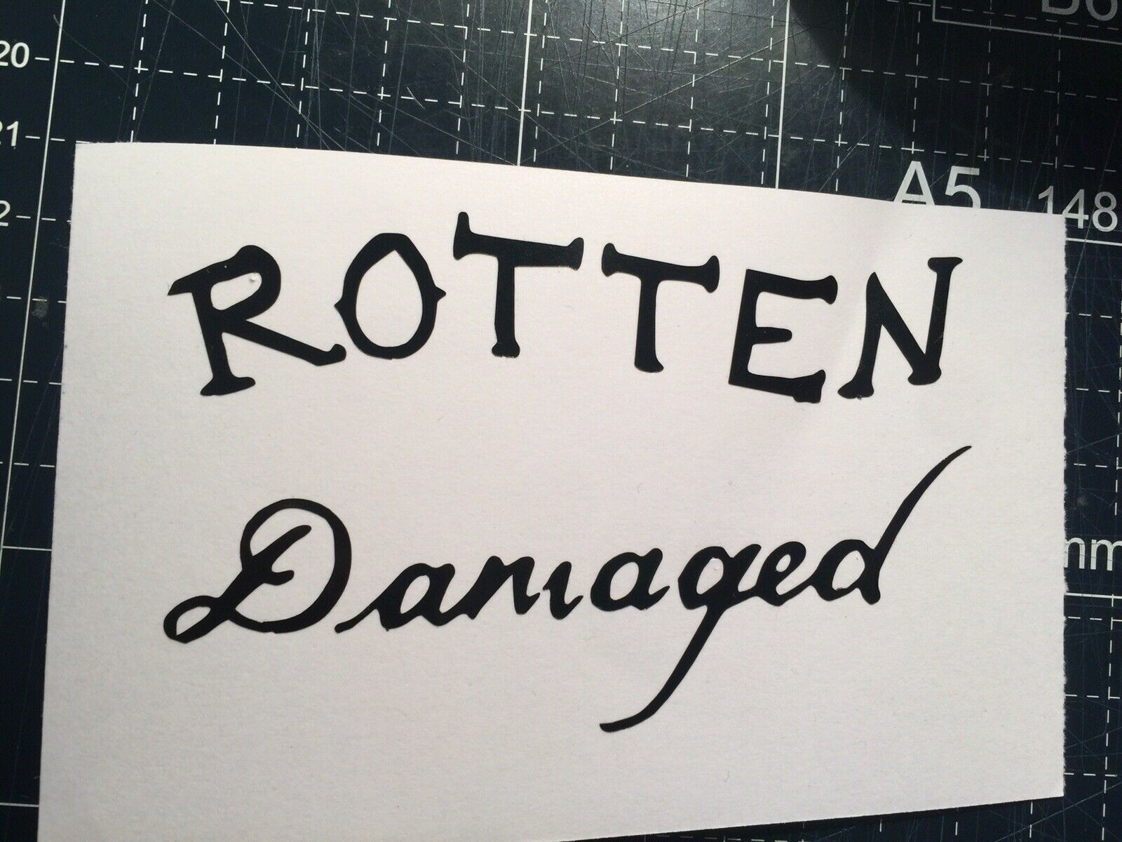 Suicide Squad|Harley Quinn|Rotten|Damaged|DECAL|Sticker| Joker|Katana|Batman
