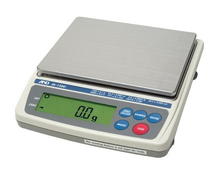 A&amp;D EK-6000i - EK-i Everest Compact Balance Series 6000g x 1g NTEP - $408.00