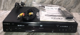 Apex AD-7701 Dvd Video Player W Progressive Scan W Remote & Cords-TESTED-SHIP24H - $117.69