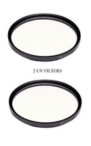 2 Two Uv Filters For Panasonic DMC-FZ45 DMC-FZ45EF DMC-FZ45K DMC-FZ100 DMCFZ100K - $11.66