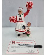 Danbury Mint Nebraska Huskers Mrs Claus Collectable Figure Christmas Santa - £37.83 GBP