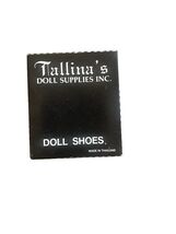 Tallina's vintage baby doll shoes size 2 new white in box - $2.82