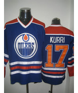 Oilers #17 Jari Kurri Jersey Old Style Uniform Blue - €42,53 EUR
