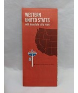 Vintage 1970 Standard Oil Western United States With Interstate Strip Maps - $11.14