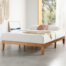 Mellow Naturalista Classic: A 12-Inch Full, Natural Pine Platform Bed With - £105.76 GBP