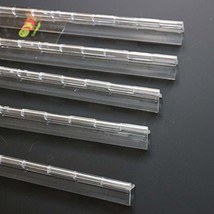 Pack of 5 Transparent, 12&quot;, Clear Plastic Acrylic 300mm Continuous Piano... - $34.64