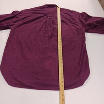 Eddie Bauer Men's Red Heavyweight Cotton Long Sleeve Shirt Size Large image 6