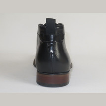 Men's Steve Madden Boot High Top Shoes Lace up Soft Leather Shaunn Black image 6