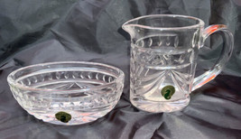 Waterford Crystal Creamer And Sugar Oval Bowl Made In Germany - $49.01