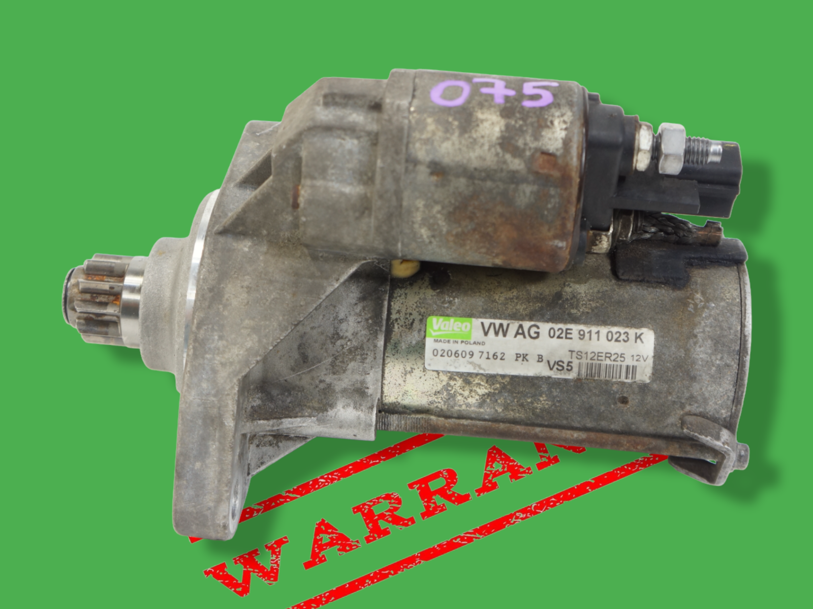 2010-2016 vw eos cc tiguan beetle 2.0 motor engine starter oem 02E911023 - $80.87