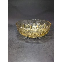 Anchor Hocking Star &amp; Cameo Gold Glass Serving Bowl, Scalloped Rim Dish,... - $9.90