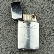 Vintage Ronson Art Deco Varaflame Windlite Butane Lighter~Made In Usa~Silver - £6.05 GBP