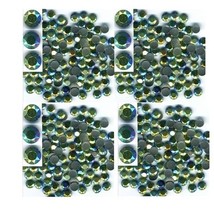 RHINESTUDS Faceted Metal  3mm AB ICE SEA  144pc - $6.57 CAD