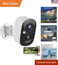 Worry-Free Indoor/Outdoor Wireless Camera with Cloud Storage &amp; Siren Alerts - $784.64 MXN