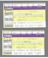 NSYNC 2000 No Strings Attached Concert NASHVILLE Ticket Stubs Justin Tim... - $185.15 MXN