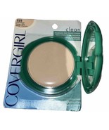 CoverGirl CLEAN pressed powder #225 Buff Beige (New/Sealed/Discontinued)... - £15.63 GBP
