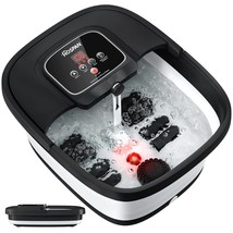 Collapsible Foot Spa with Heat, Bubble, Red Light, and Temperature Control, Foot - £79.12 GBP