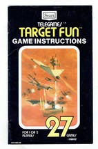 Atari Sears Telegames Target Fun Instruction Manual ONLY - $9.55
