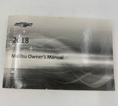 2018 Chevrolet Malibu Owners Manual OEM E03B24026 - $31.49