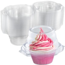 Individual Cupcake Containers (100 Pack) | Clear Plastic Disposable Cupc... - $31.99