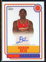 DERRION REID Alabama 2024 Topps Chrome McDonald’s All American Event Aut... - $18.43 MXN