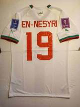Youssef En-Nesyri Morocco 2022 World Cup Qatar Match White Away Soccer Jersey - £79.08 GBP