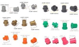 24 Bto Newly Made Aurora T-Jet Tuff Ones Ho Slot Car Front+Rear Wheels Color Mix - £10.27 GBP