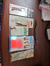 great lot NOS vintage fishing lures Creme Eddystone Upperman&#39;s Mann&#39;s - $21.78