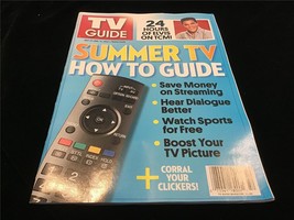 TV Guide Magazine July 25-Aug 14, 2022 Summer TV How To Guide - £7.17 GBP