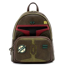 Loungefly Disney Star Wars Boba Fett Helmet Mini Backpack No Good To Me Dead - £118.41 GBP