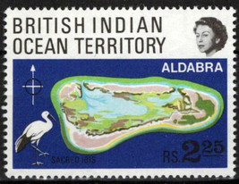 ZAYIX British Indian Ocean Territory 34 MNH Birds Ibis Aldabra Atoll 071423S26M - £1.79 GBP