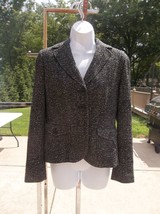 ANN TAYLOR BLACK&amp;WHITE BLAZER 4 - $19.99