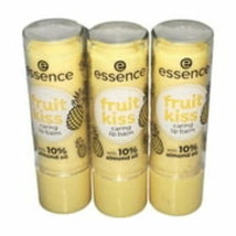 Essence Fruit Kiss Caring Lip Balm 05 Pineapple Vibes 0.16oz 3 Packs - £10.20 GBP