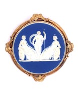 Wedgwood Gemme Porzellan Anhänger Mit 14k Gelbgold Blende - $3,119.79 CAD