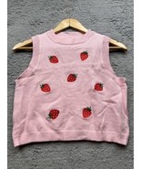 Strawberry Kids Sweater Vest Size Small - £7.78 GBP
