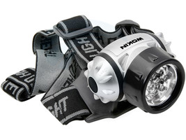 7 LED Headlamp with Adjustable Head Strap Work Head Light Flash Torch - £8.08 GBP